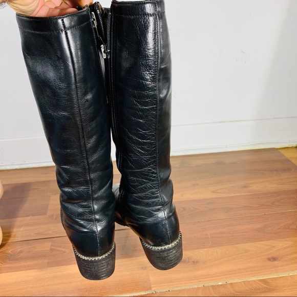 Punk, retro leather boots - Picture 11 of 16